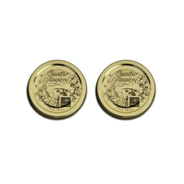 Capsule Bormioli Quattro Stagioni confezione 2 pezzi, diametro 70 mm in offerta da Coop