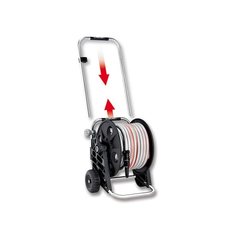 Carrello avvolgitubo equipaggiato Genius 25 Claber in offerta da Leroy Merlin