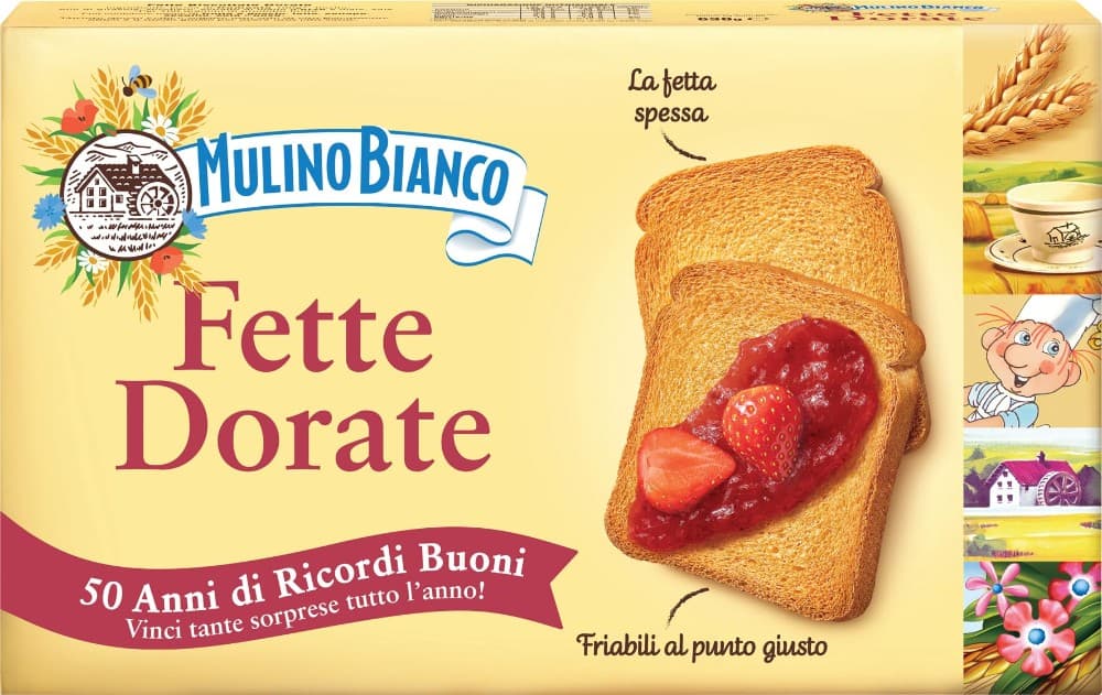 Fette biscottate dorate o integrali Mulino Bianco 630 g x2 in offerta da Iper La grande i