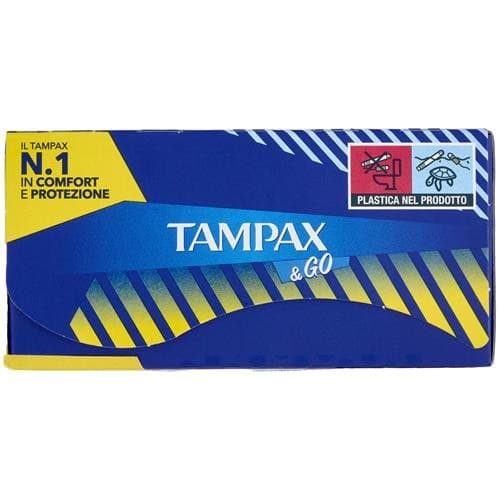 Tampax&Go assorbenti interni 18 pezzi in offerta da Panorama