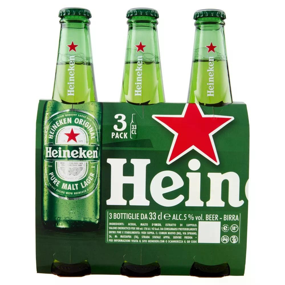 Heineken, 3x33 cl – Esselunga