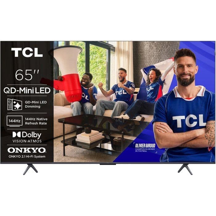 TCL QD-Mini LED TV 4K HDR FHD 65PL8, 65" – Comet