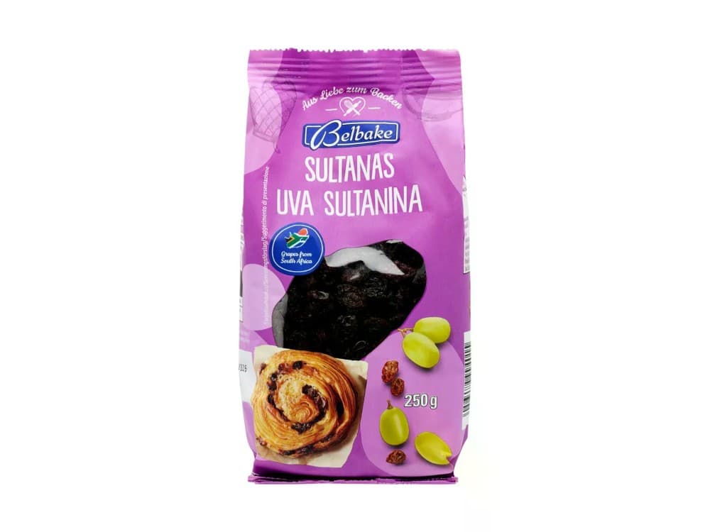 Belbake uva sultanina 250 g in offerta da Lidl