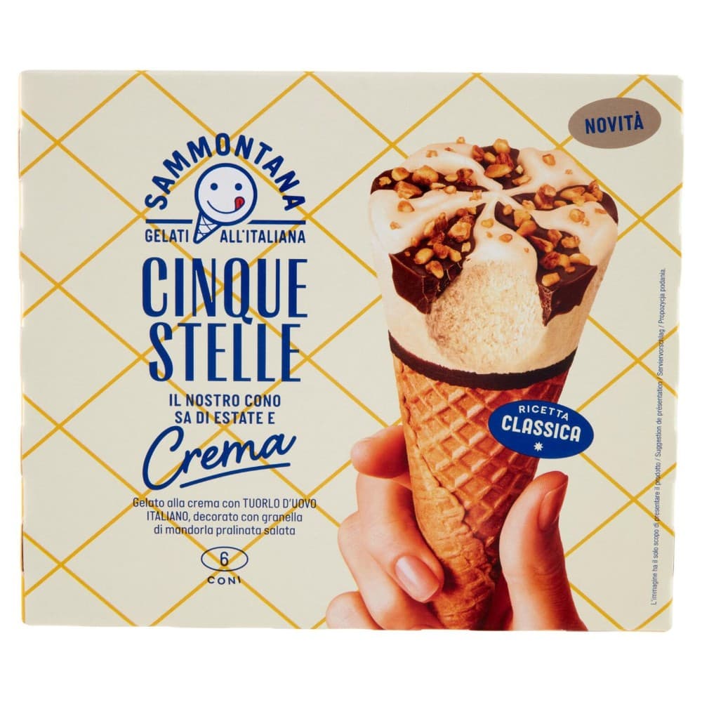 Cono Cinque Stelle Sammontana 450 g in offerta da MD