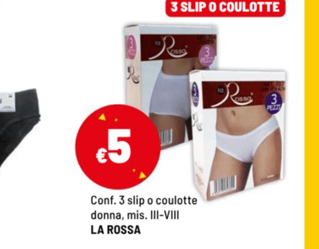 Slip o culotte La Rossa, 3 pezzi – Iper La grande i