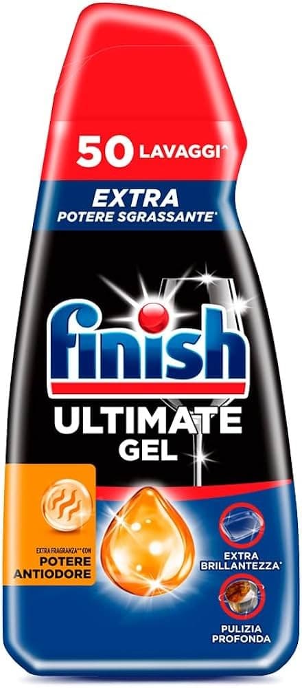 Finish gel lavastoviglie Ultimate 50 lavaggi in offerta da Esselunga