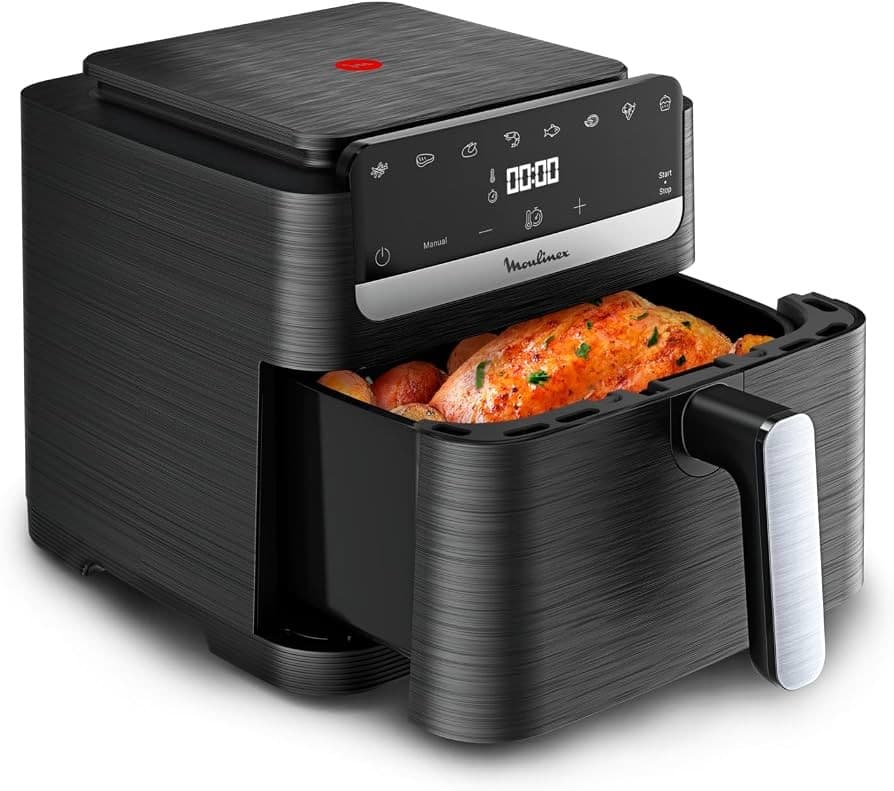 Friggitrice ad aria Easy Mega Compact EZ8618, 7,5 lt Moulinex – Euronics