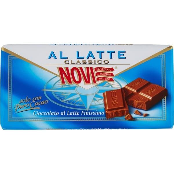 Tavolette classiche cioccolato Novi latte o fondente, 100 g – Carrefour
