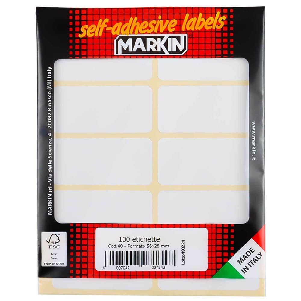 Etichette adesive Markin in offerta da Coop