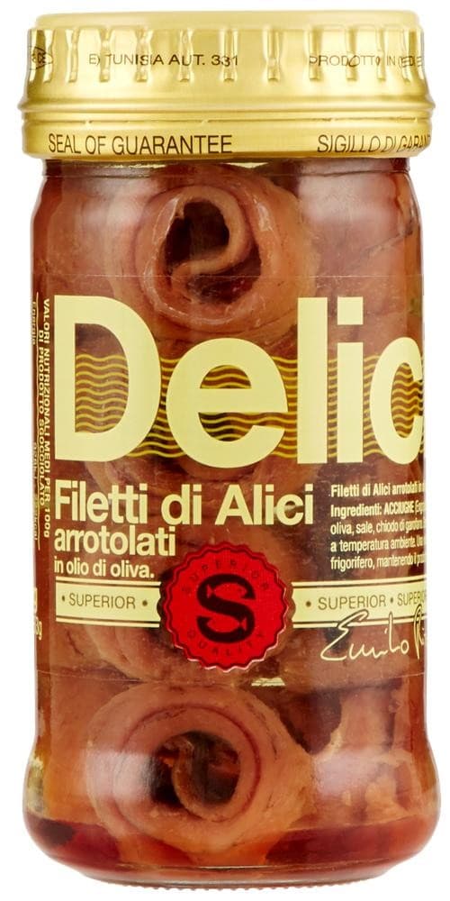 Delicius filetti di alici 100 g in offerta da Esselunga