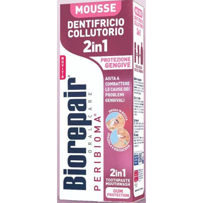 Mousse 2 in 1 Dentifricio-Collutorio, 75 ml Biorepair – Esselunga