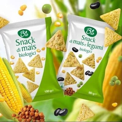 Snack Day Snack di mais bio con legumi, 80 g – Lidl