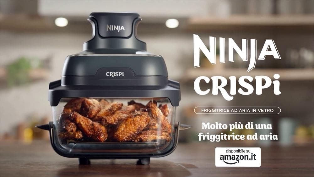 Ninja friggitrice ad aria FN201EUBL1, 1700 W, 20 programmi, 4 funzioni – Comet