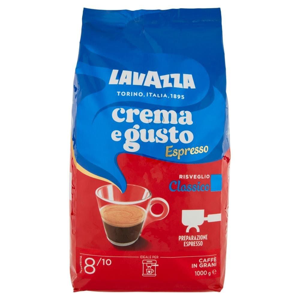Caffè in grani Crema e Gusto Lavazza 1 kg in offerta da Carrefour