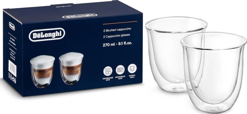 Set bicchieri DeLonghi DLSC311 270 ml in offerta da Euronics