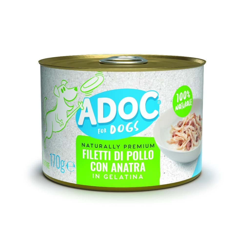 Cibo umido per cani Adoc, 170 g – Panorama