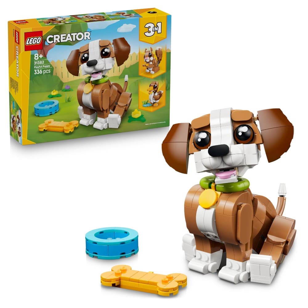 Adorabili animali: Cagnolino giocoso 31382, 336 pezzi – Esselunga