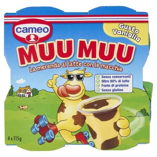 Muu Muu Cameo vaniglia/cioccolato 4x115 g in offerta da Il Gigante