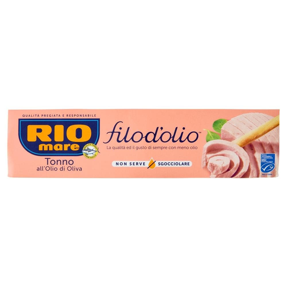 Tonno Filo d'Olio Conf. 4 pz 65 g Cad. 260 g Rio Mare in offerta da Carrefour
