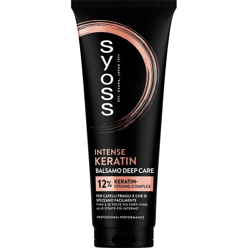 Syoss intensive keratin shampoo e balsamo 440 ml / 250 ml in offerta da Acqua & Sapone
