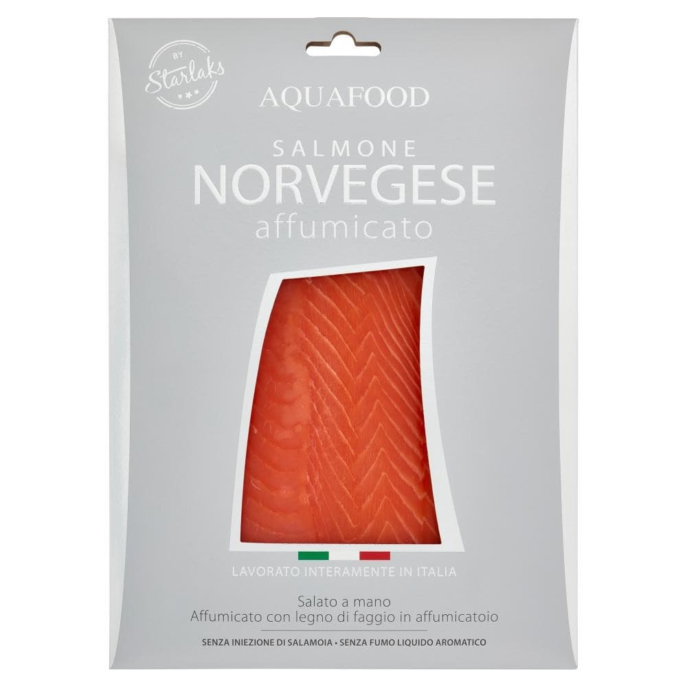 Salmone Norvegese Affumicato Aqua Food, 100 g – Bennet