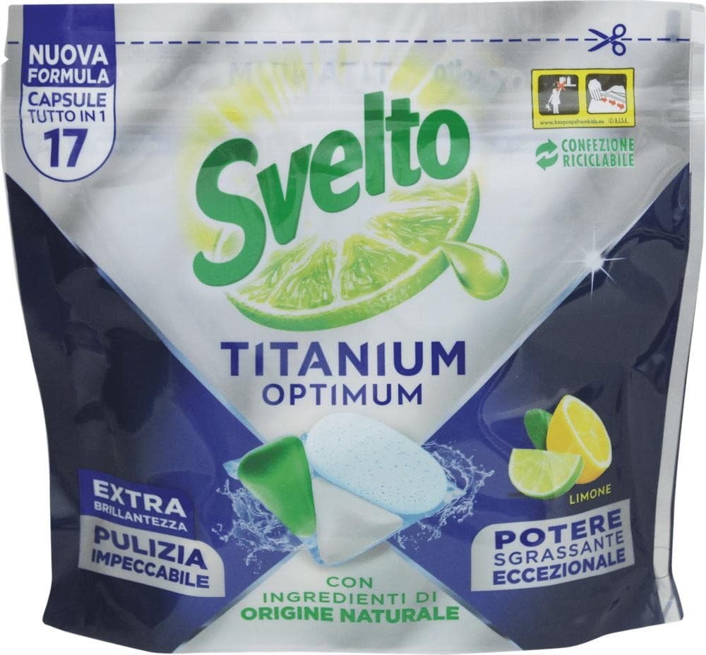 Svelto Titanium Optimum detersivo lavastoviglie – Il Gigante