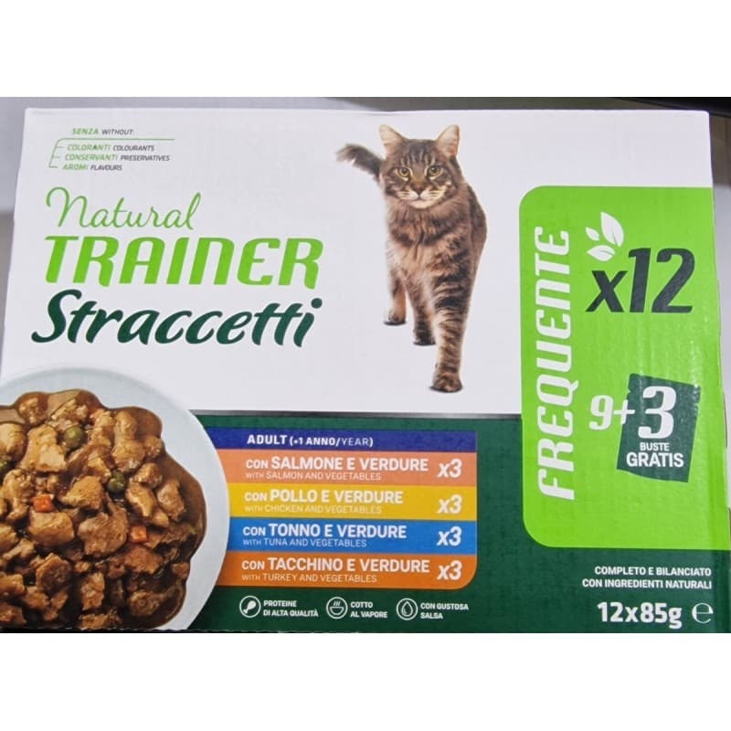 Linea Alimento umido e secco per gatti gusti assortiti NATURAL TRAINER – Iper La grande i