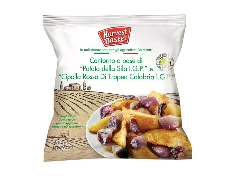 Harvest Basket contorno a base di patata della Sila IGP e cipolla rossa di Tropea Calabria IGP, 450 g – Lidl