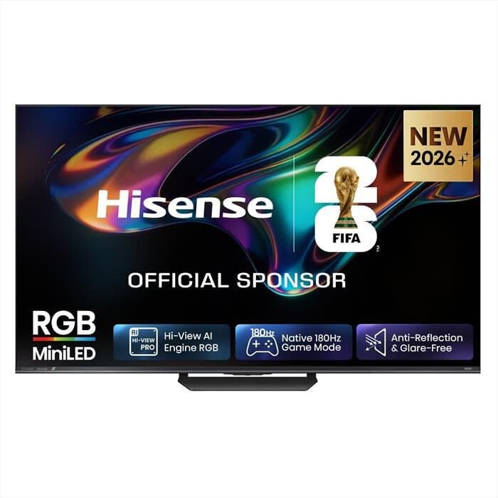 Hisense Smart TV RGB Mini LED 4K 55ER8S, 55" – Comet
