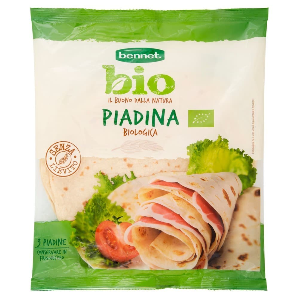 Piadina biologica Bennet Bio, 300 g – Bennet