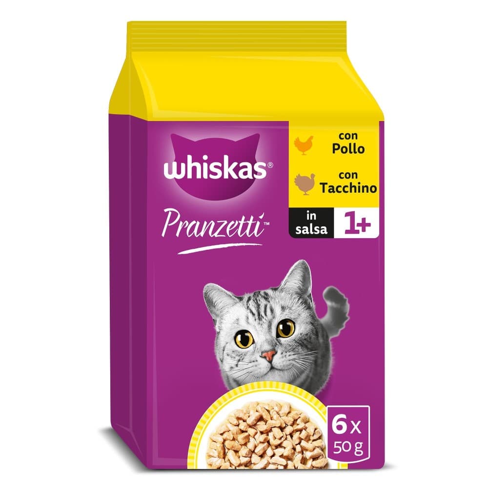 Whiskas Pranzetti 50 g x 6 in offerta da Risparmio Casa