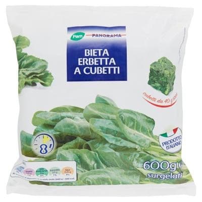 Bieta erbetta a cubetti, 600 g Pam – Panorama