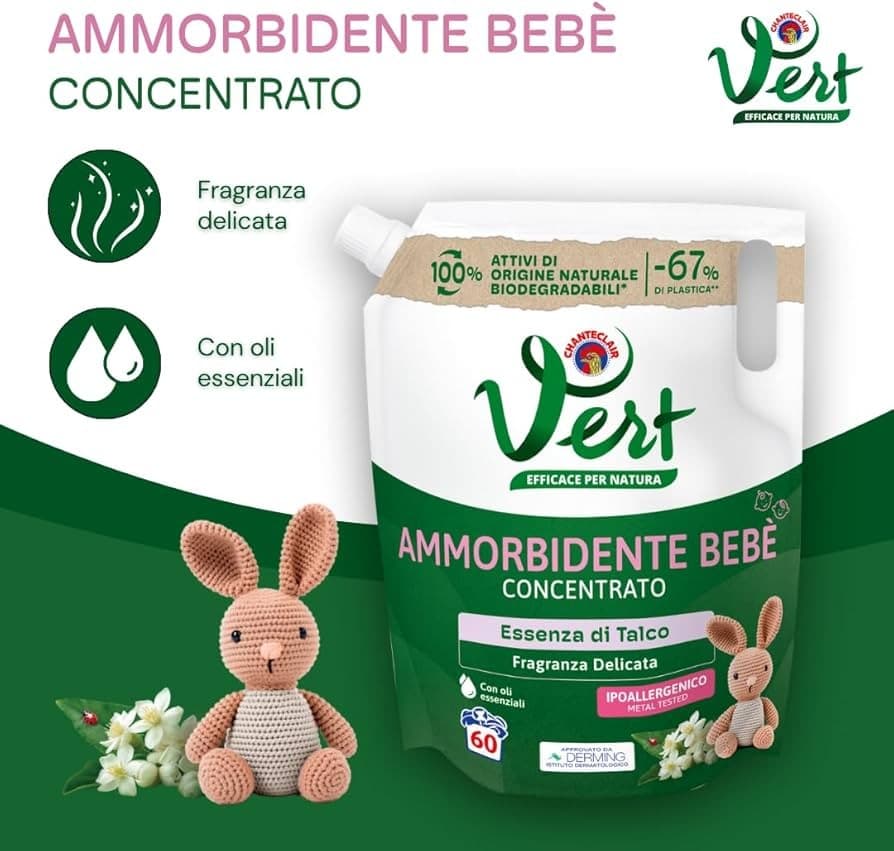 Vert ammorbidente concentrato Bebè 60 lavaggi in offerta da Tigota