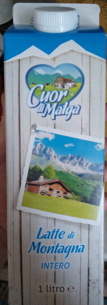 Cuor di Malga latte di montagna intero, 1 l – Dpiù