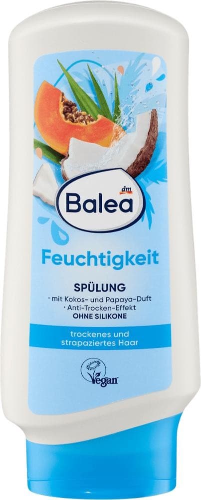 Balea shampoo o balsamo idratante con cocco e papaya, 300 ml – Dm