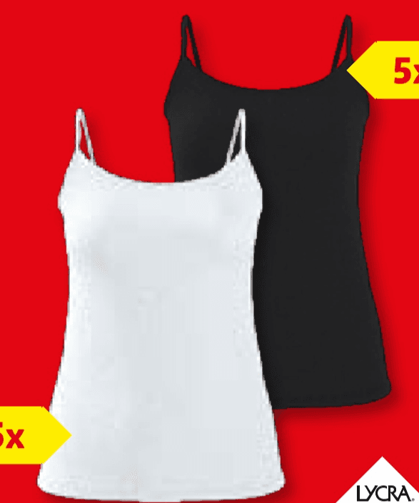 Esmara top da donna, 5 pezzi – Lidl