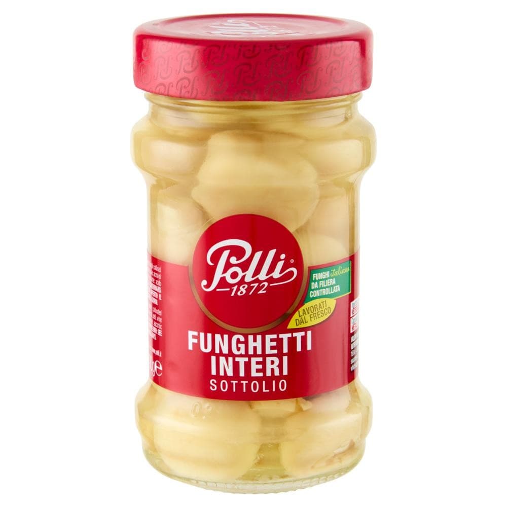 Funghi interi sott'olio Polli 190 g in offerta da Bennet