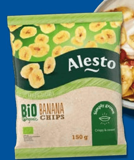 Alesto Chips di banane bio, 150 g – Lidl