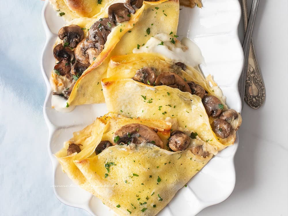 Crespelle ai funghi – Bennet