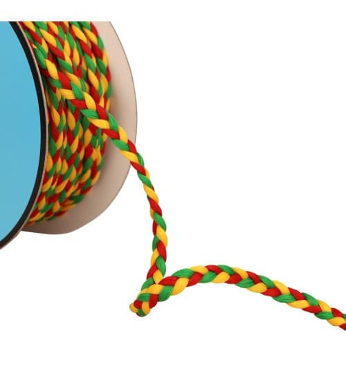 Corda treccia colorata, 25 metri – Il Gigante