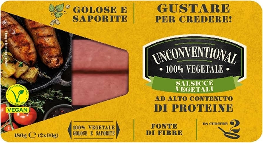 Unconventional salsiccia 180 g in offerta da Carrefour