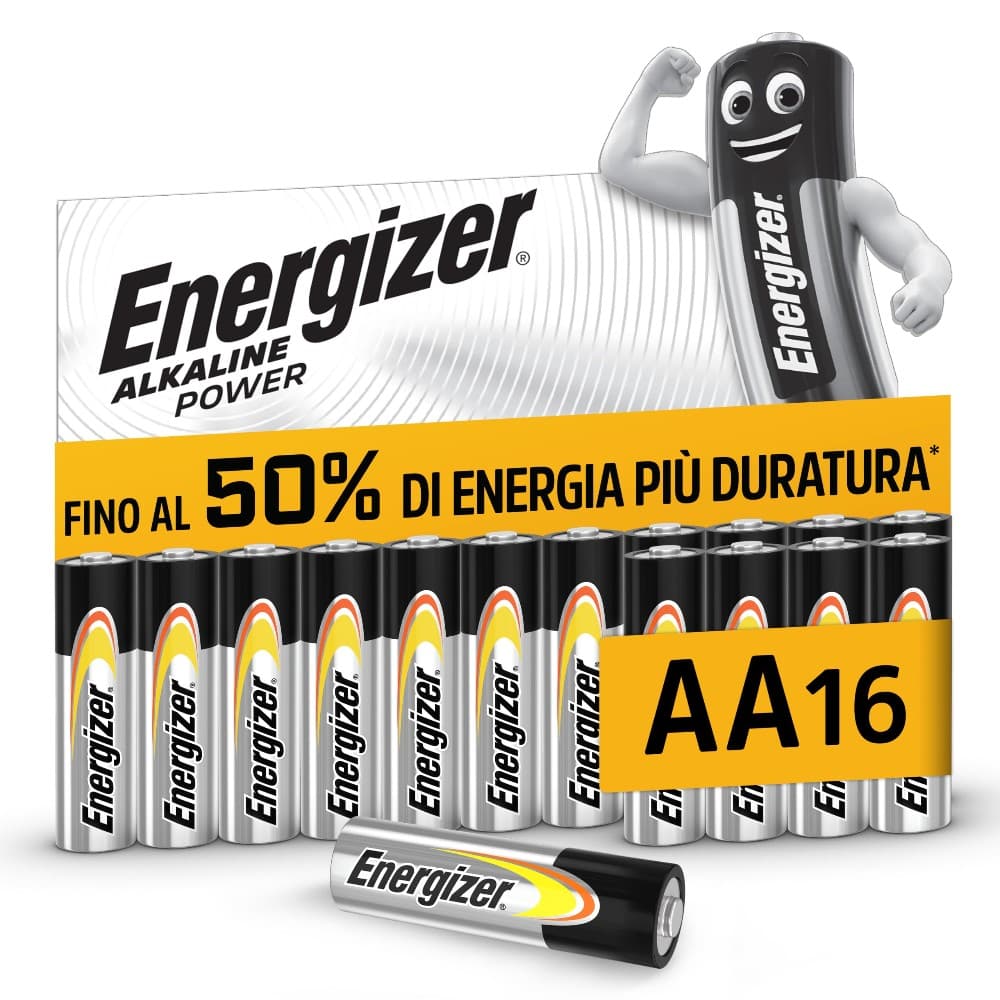 Energizer pile stilo o ministilo alkaline power, 16 pile – Bennet