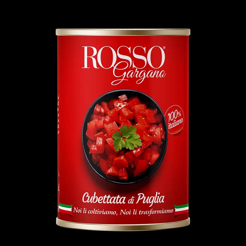 Pomodorini o Datterini pelati di Puglia o Polpa cubettata di Puglia, 2 x 400 g – Iper La grande i
