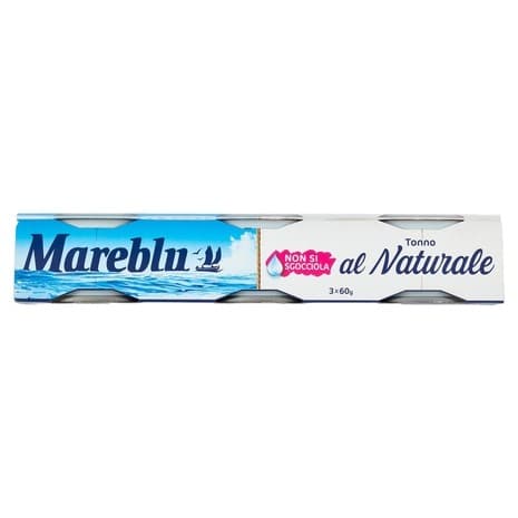 Tonno Vero Naturale Mareblu, conf. da 3 pz - 3 x 60 g = 180 g – Penny