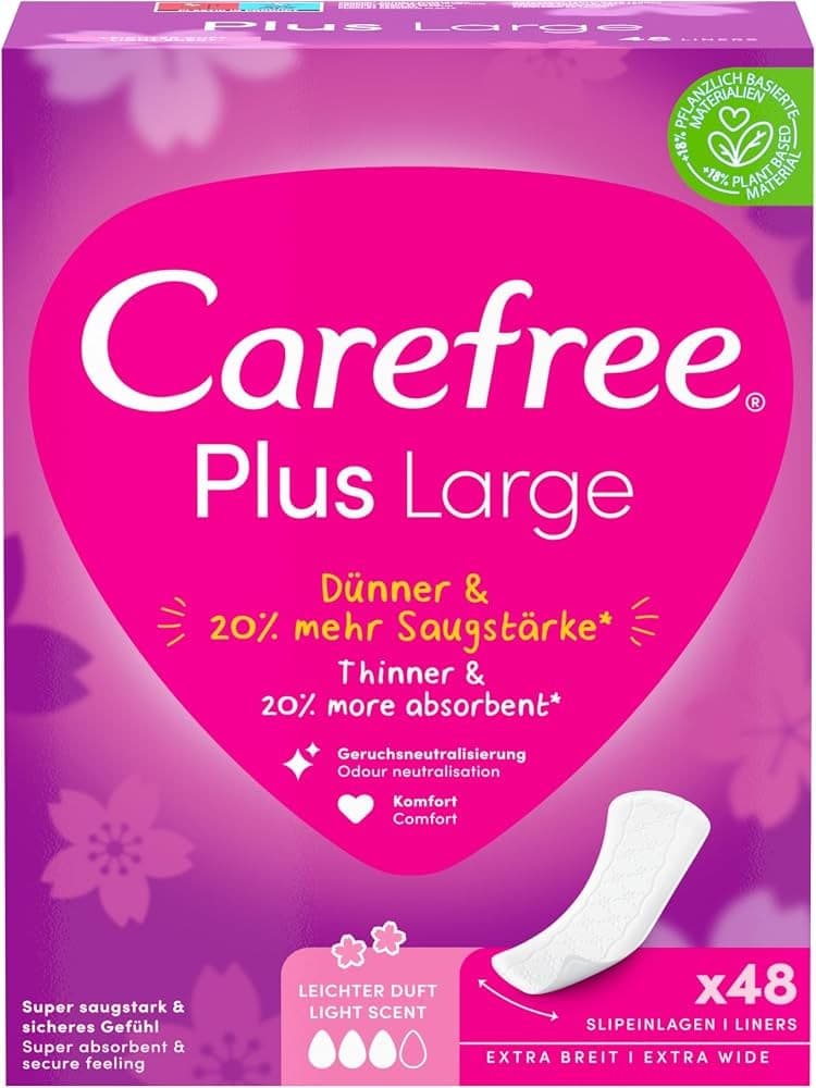 Salvaslip Plus Large Carefree, conf. da 48 – Bennet