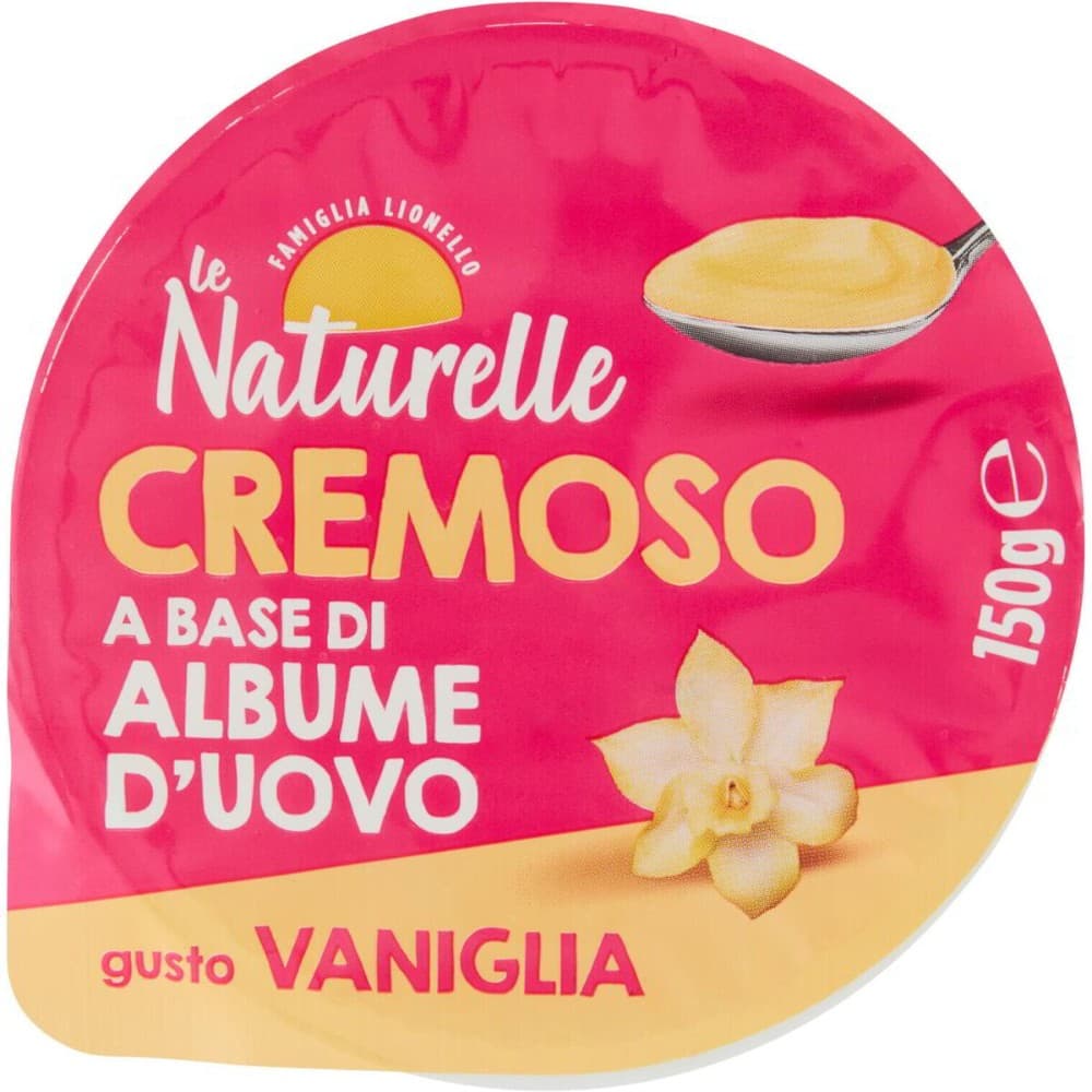 Dessert cremoso a base di albume d'uovo Le Naturelle, 150 g – Il Gigante
