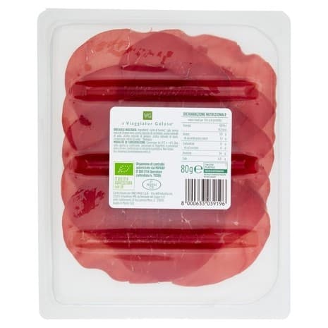 Linea Salumi biologici affettati in vaschetta, 80 g / 100 g IL VIAGGIATOR GOLOSO – Iper La grande i