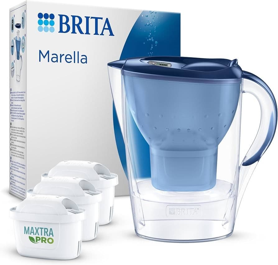 Caraffa filtrante BRITA Marella, 2,4 L, 3 filtri MX PRO – Risparmio Casa