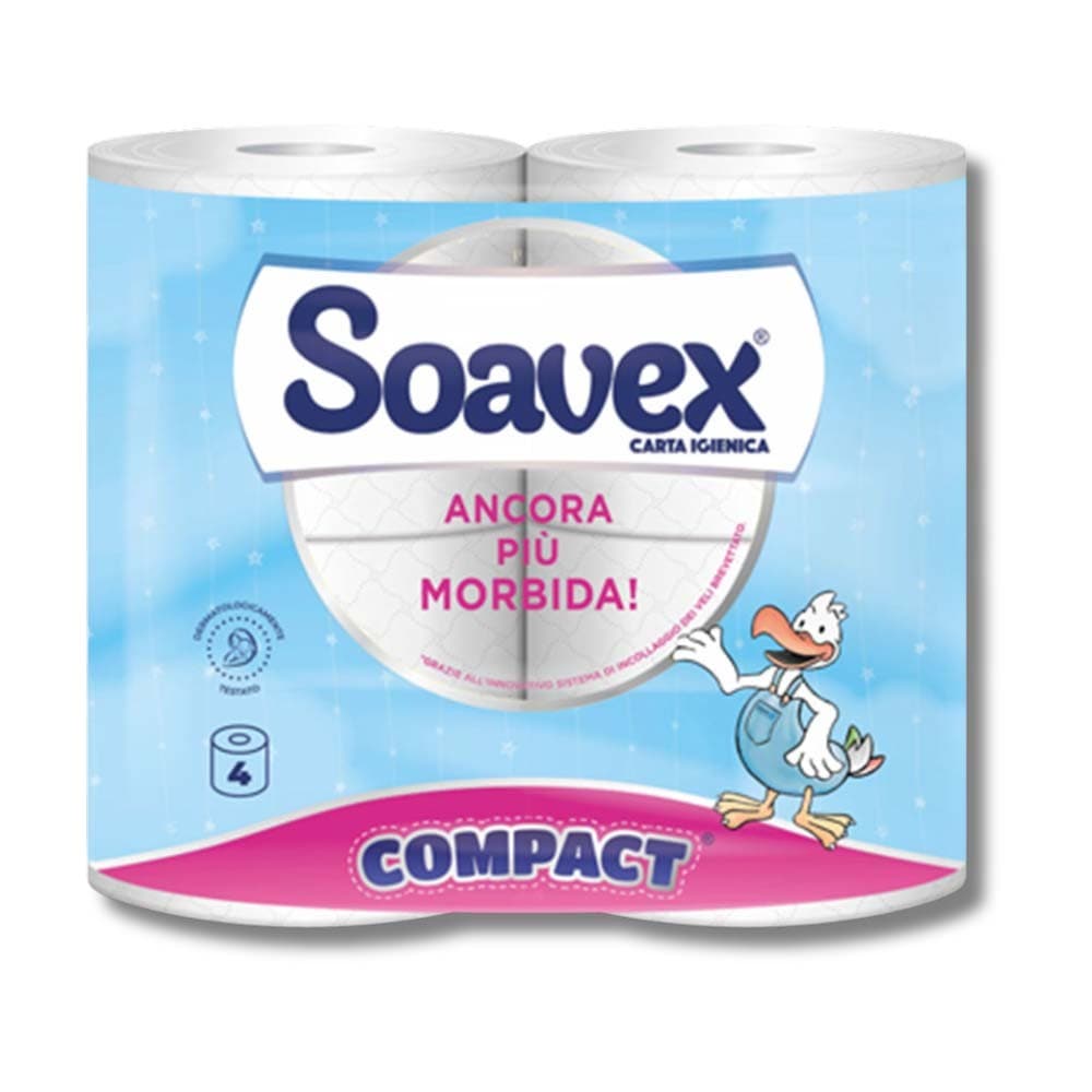 Carta igienica Compact Soavex 4 rotoli in offerta da Il Gigante