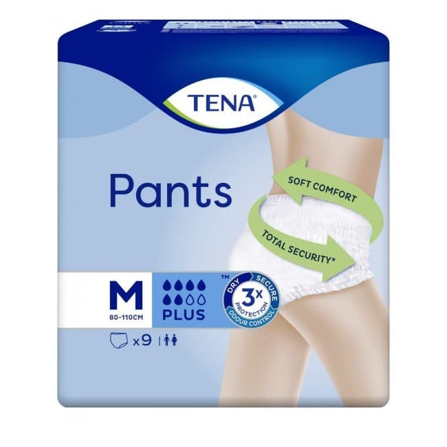 Tena Pants o Pants Plus Night, taglia M - 9 pezzi, taglia L - 8 pezzi – Panorama
